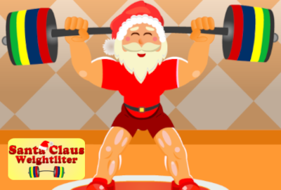 Santa Claus Weightlifter Sport Game main cover image