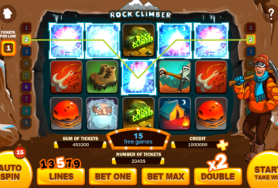 Rock Climber slot game assets main cover image